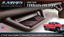 Load image into Gallery viewer, Lund 10-17 Dodge Ram 2500 Crew Cab Terrain HX Step Nerf Bars - Black