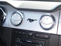 Vinyl Running Pony Mid-Vent Decal Set (05-09)
