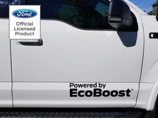 FORD "Powered by EcoBoost" Side Decals 24" Pair