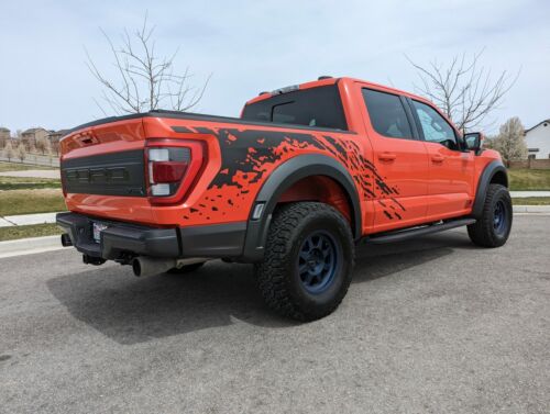 Ford Raptor Digital Splash Mud Vinyl Bed Graphics Decal Stickers (21-22)