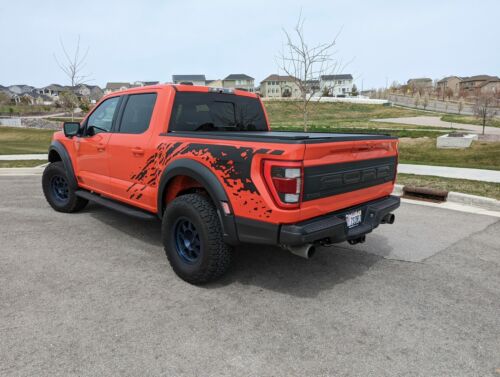 Ford Raptor Digital Splash Mud Vinyl Bed Graphics Decal Stickers (21-22)